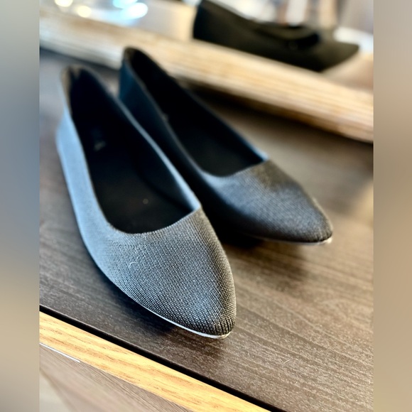 🆕 MIA Black Woven Fabric Ballet Flats Size 8.5US - Picture 6 of 9